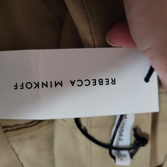 NWT Rebecca Minkoff Sandra pant high rise sand color size 6 - Picture 4 of 12